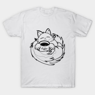 Cozy cat coffee T-Shirt